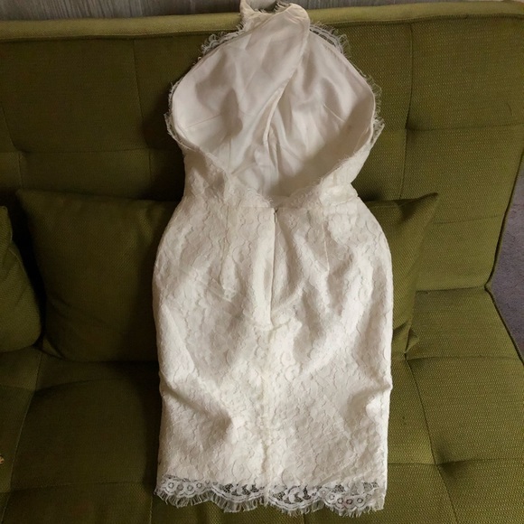 Keepsake Ivory Lace Halter Dress - Picture 5 of 8